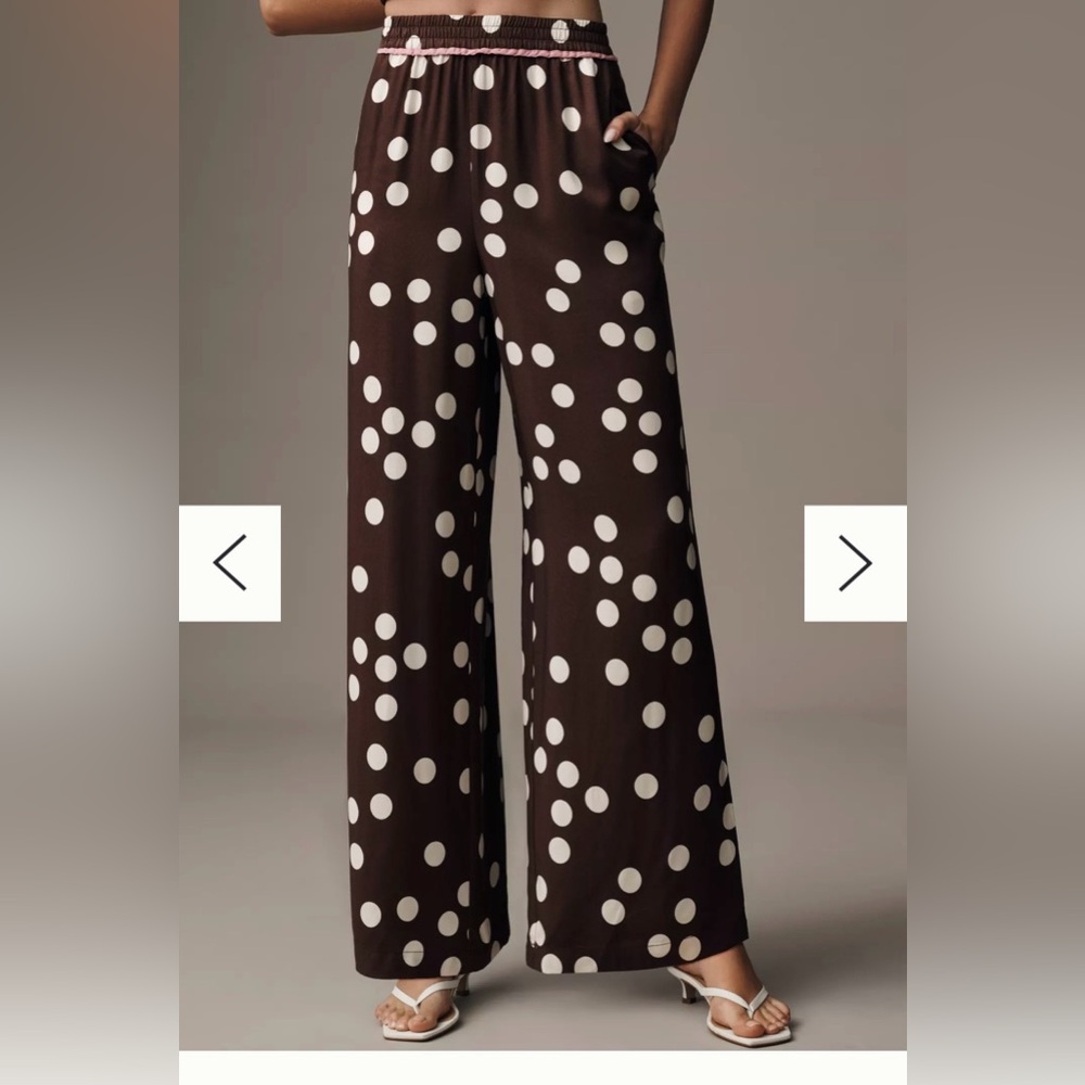 Anthropologie Maeve Polk Dot Pants